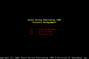 Backgammon abandonware