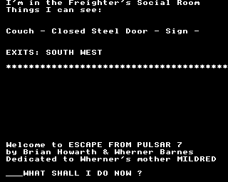 Escape from Pulsar 7 2