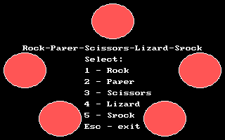 Rock, Paper, Scissors, Lizard, Spock 0