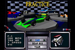 Time Warner Interactive's VR Virtua Racing 1