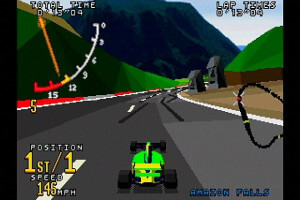 Time Warner Interactive's VR Virtua Racing 3
