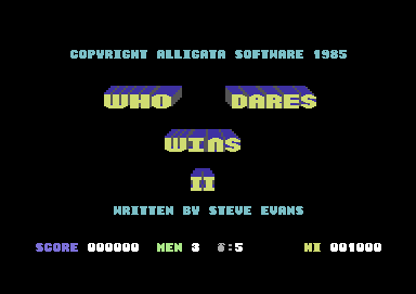 Who Dares Wins II 0